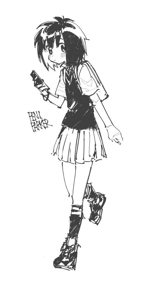 SallyLabs character holding a phone