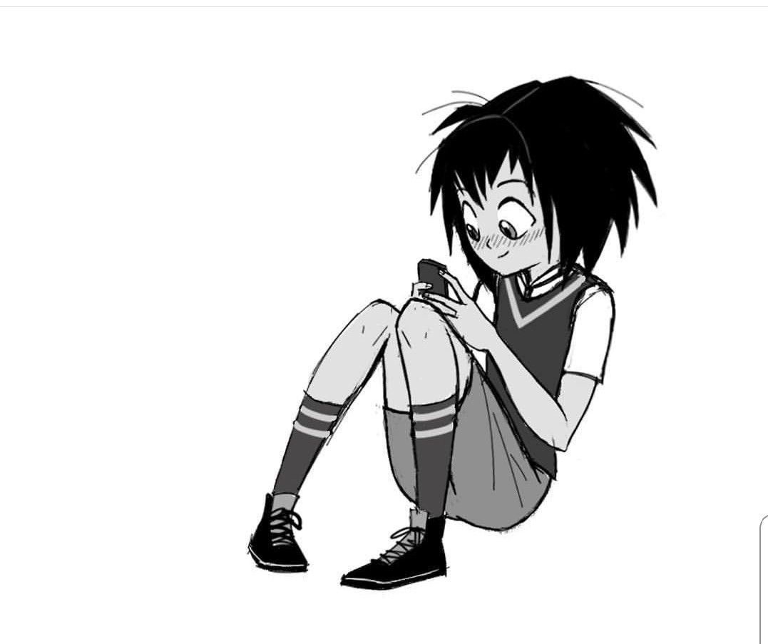 SallyLabs character sitting